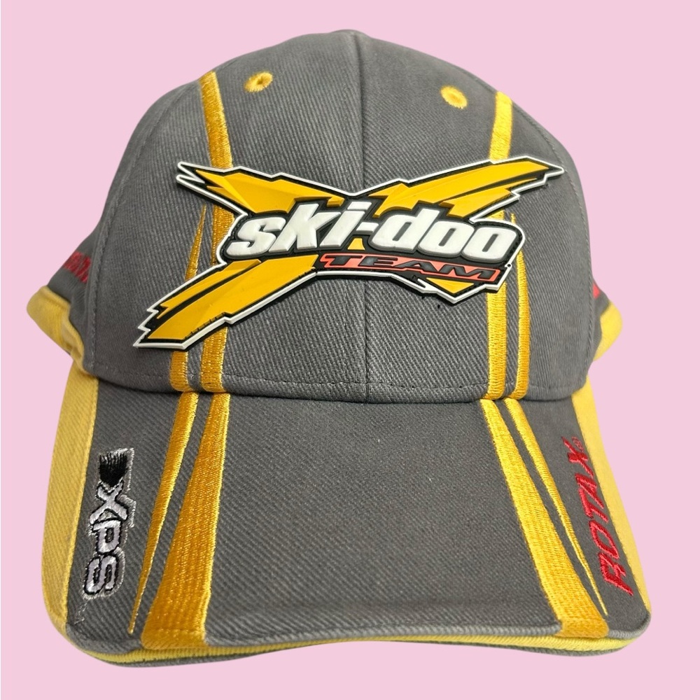 Vintage Y2K 2009 Ski-Doo Team Racing Adjustable Hat One Size